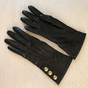 Coach leather gloves
